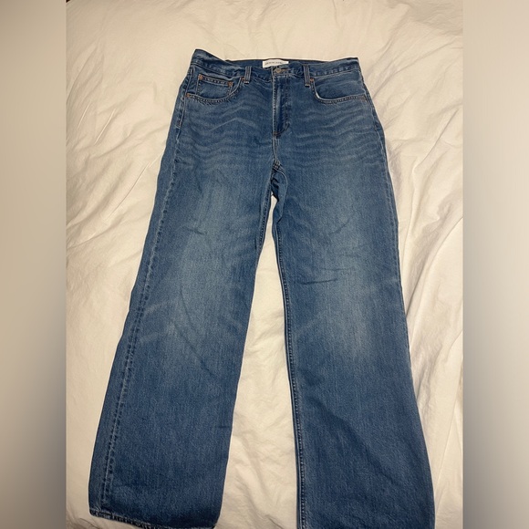 Denim Forum Blue Wide Leg Jeans - Picture 4 of 7